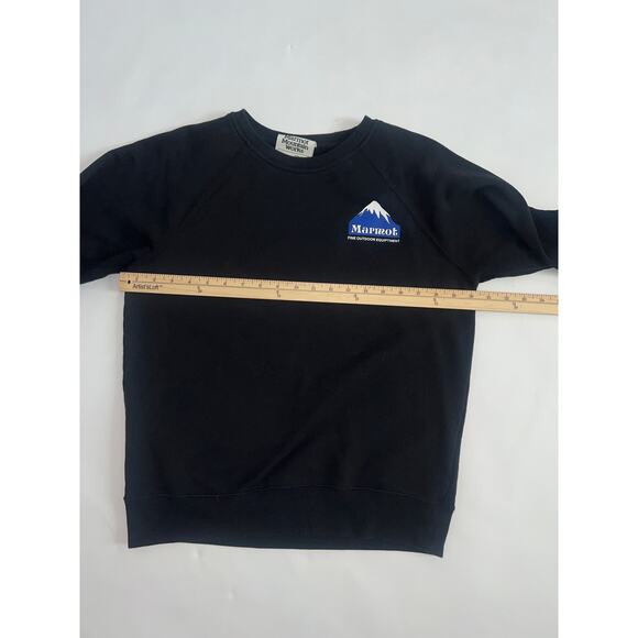 MARMOT MOUNTAIN WORKS FINE OUTDOOR EQUIPMENT CREW NECK BASIC SWEATSHIRT BLACK - Picture 4 of 10